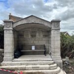 Cleaning Bolehill and Steeple Grange War Memorial
